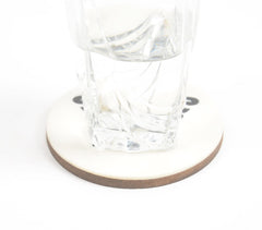 Monochromatic Butterfly MDF & Resin Coasters (Set of 4)