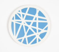 Hand Cut MDF & Resin Monochrome Round Coasters (Set of 4)