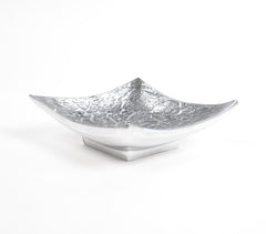 Statement Textured Grey Aluminium Platter