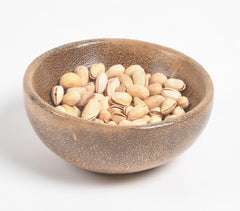 Turned Wood Glossy Bowl