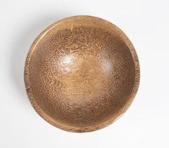 Turned Wood Glossy Bowl