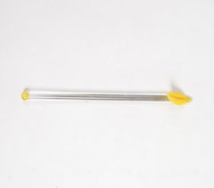 Glass Yellow Chilli Beverage Stirrer
