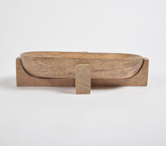 Handmade Wood Tub-Shaped Classic Trivet