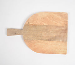 Hand Carved Arch Paddle Mango Wood Chopping Board