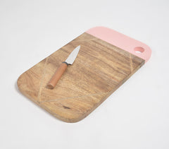 Pastel Resin & Wood Colorblock Chopping board