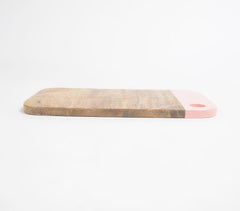 Pastel Resin & Wood Colorblock Chopping board
