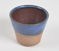 Ceramic Ombre Stone Blue Kulhad Cup