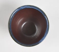 Ceramic Ombre Stone Blue Kulhad Cup