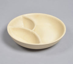 Pottery Clay Spiced Beige Chip & Dip Platter
