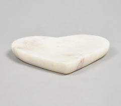 Heart-Shaped Marble Serving Platter