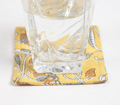 Assorted Block Printed Cotton Coasters (set of 6)
