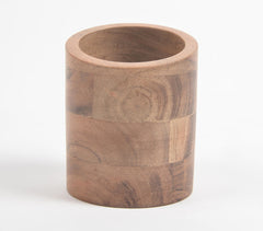 Natural Acacia Wood Cutlery Stand