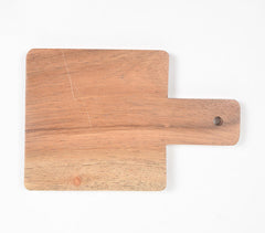 Minimal Natural Textured Acacia Wood Chopping Board