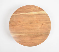 Classic Natural Acacia Wood Cake Stand