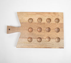 Raw Mango Wood Egg Stand (12 eggs)