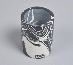 Stone Turned Marbled Cutlery Holder