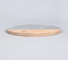 Stone & Acacia Wood Colorblock Chopping Board