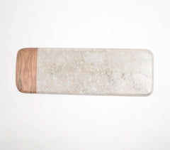 Classic Stone & Wood Narrow Chopping Board