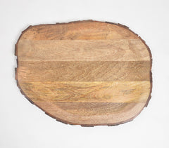 Mango Wood Classic Log Serving Tray