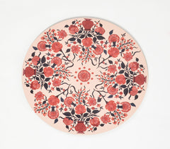 Vintage Botanical Laminated MDF & Cork Trivet