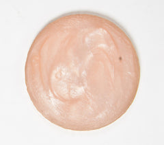 Sparkly Pastel Peach Resin Coasters (set of 4)