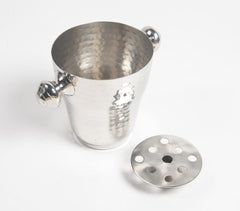 Hand Beaten Steel Classic Ice Bucket