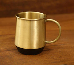 Handcrafted Brass Gold Toned Coffee Mug
