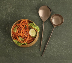 Stainless Steel Rose-Gold Ladles (Set of 2)