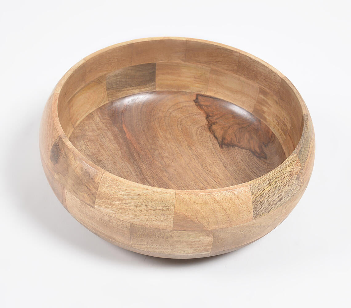 Natural Wooden Salad Bowl