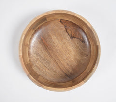 Natural Wooden Salad Bowl
