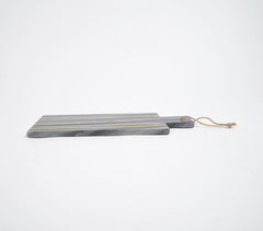 Stripe Inlaid Marble Cheese Board