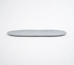 Hand Carved Grey Slate Oblong Tray