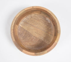 Natural Wooden Salad Bowl Q1