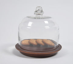Classic Clear Glass Cast Cloche