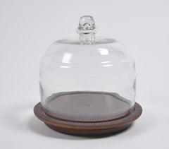 Classic Clear Glass Cast Cloche