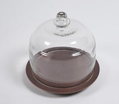 Classic Clear Glass Cast Cloche