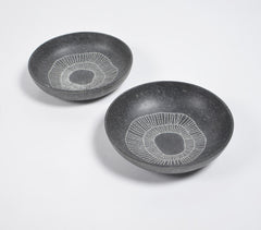 Hand carved Muguni Stone Bowls (set of 2)