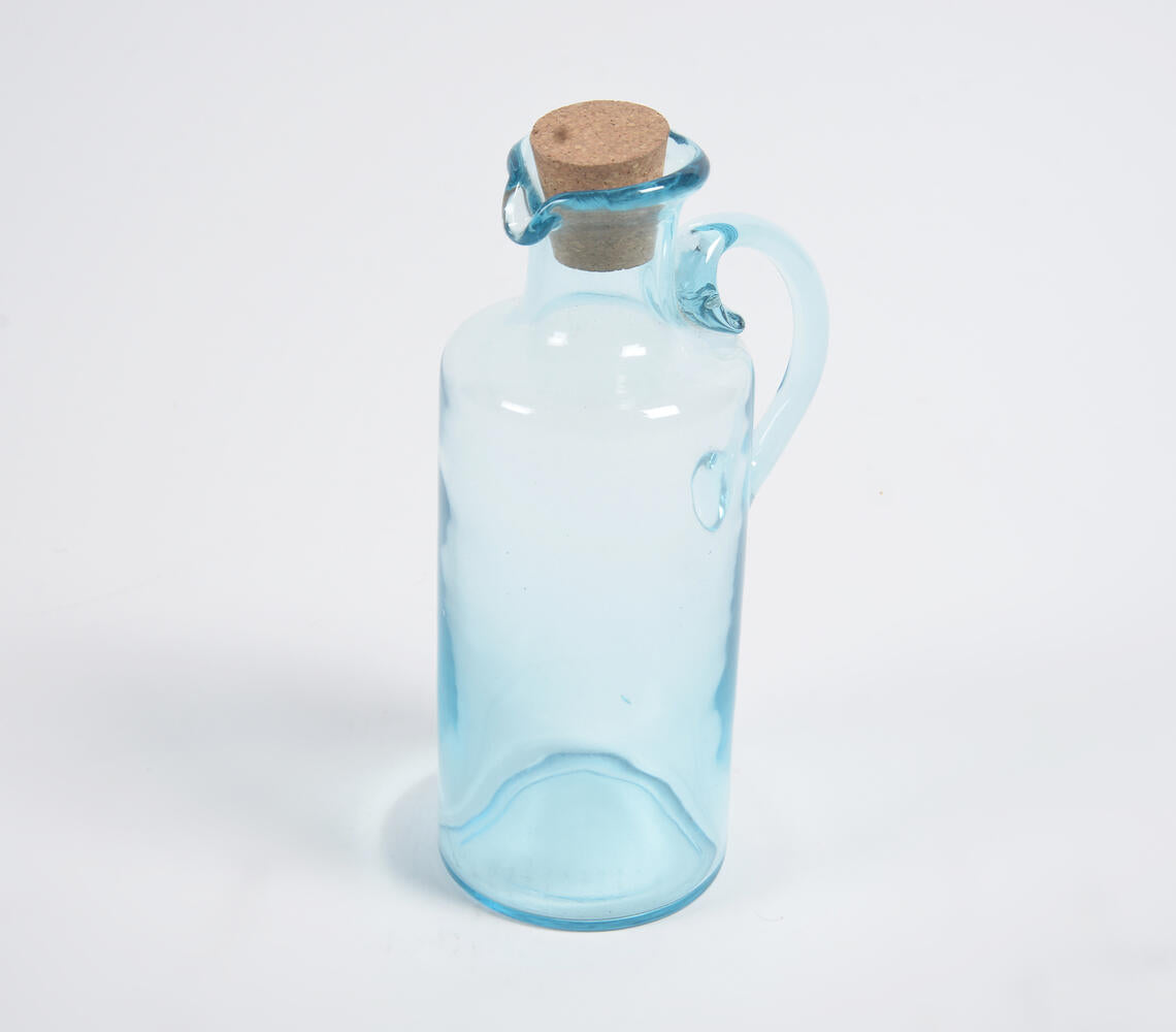 Quoise Glass Jug With Cork Stopper