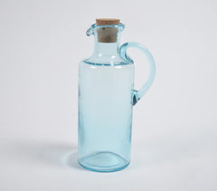 Quoise Glass Jug With Cork Stopper
