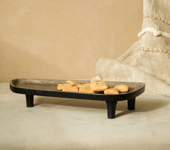 Innate Tri-Legged Wooden Serving Platter