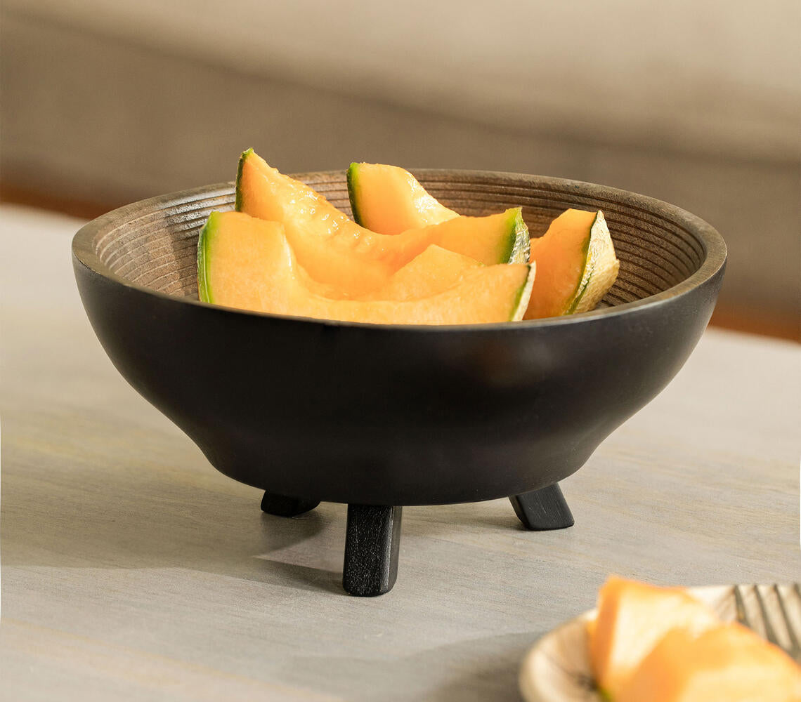 High-Rise Tri-Legged Hemispherical Bowl