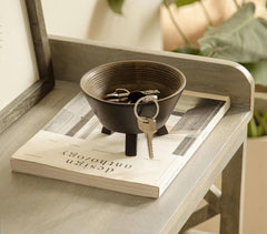Tripedal Conical Turned Wood Bowl (Small)