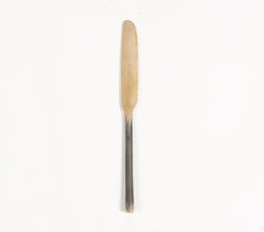 Hand Beaten Bronze-Toned Metal Butter Knife
