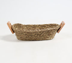 Handwoven Sabai Grass Earthy Bread Basket