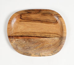 Hand Carved Wood Classic Serving Platter