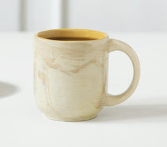Ceramic Textured Amber Love Mug