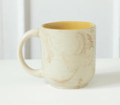Ceramic Textured Amber Love Mug