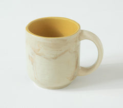 Ceramic Textured Amber Love Mug
