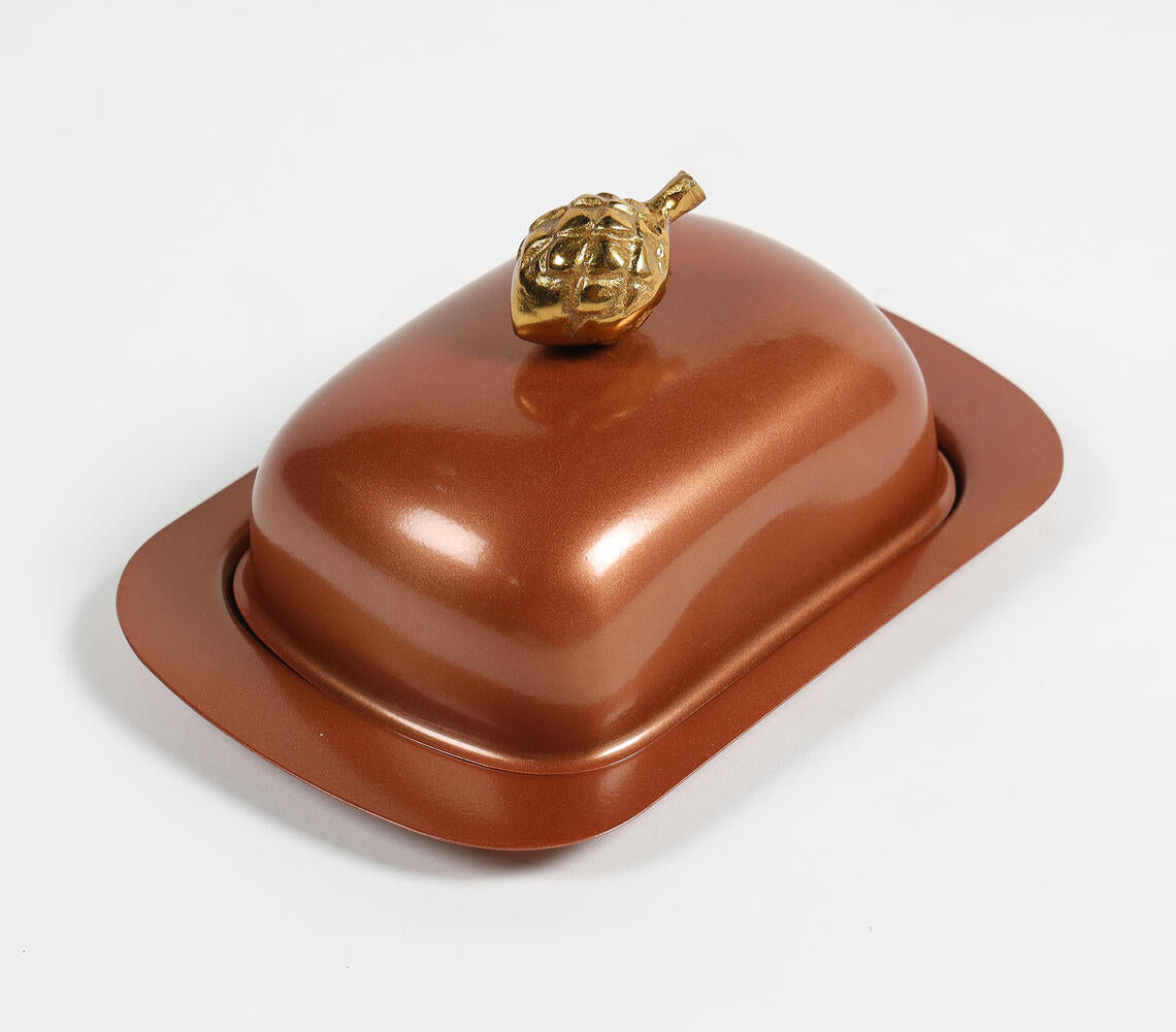 Powder-Coated Steel Classic Butter Dish
