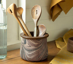 Papier Mache Ecomix Abstract Cutlery Holder